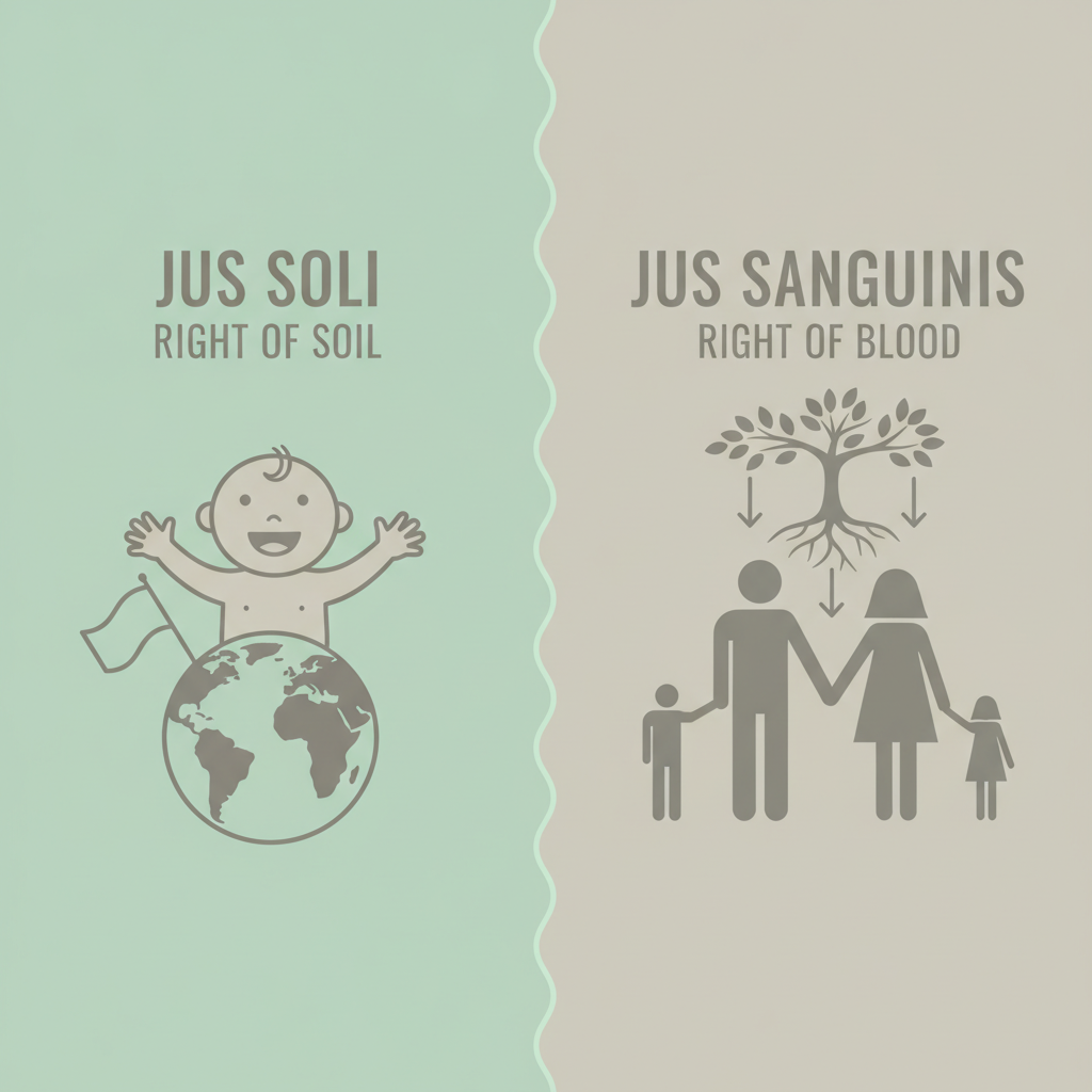 Сравнение принципов jus soli и jus sanguinis